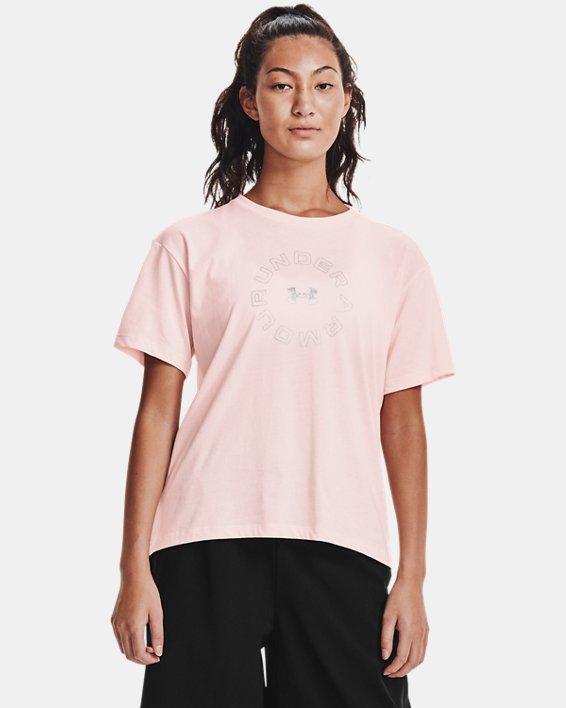 μπλουζακια για τρεξιμο Under Armour UA Wordmark Graphic γυναικεια μεταλλικός ασημι | hFKj6zWeDu5