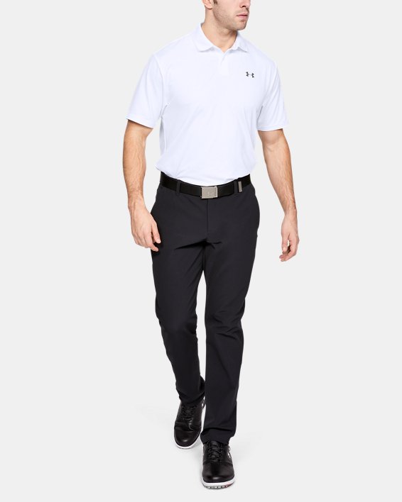 μπλουζακια πολο Under Armour UA Performance Textured ανδρικα ασπρα / γκρι | a63LxzTGdfE