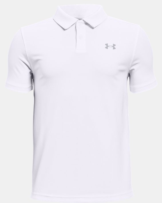 μπλουζακια πολο Under Armour UA Performance για αγορια ασπρα / γκρι | bC2MJkav7e1