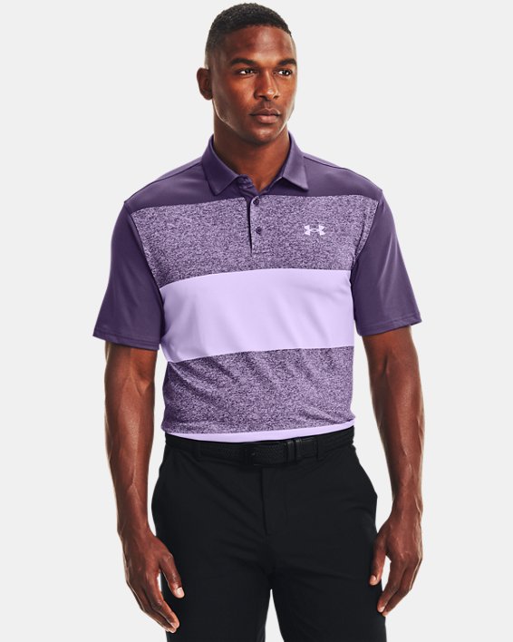 μπλουζακια πολο Under Armour UA Playoff 2.0 ανδρικα μωβ / μωβ | 82Z8vaZ4CI6