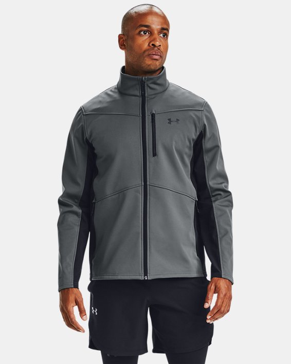μπουφαν Under Armour ColdGear® Infrared Shield ανδρικα γκρι / μαυρα | cVpJcP5FCrv