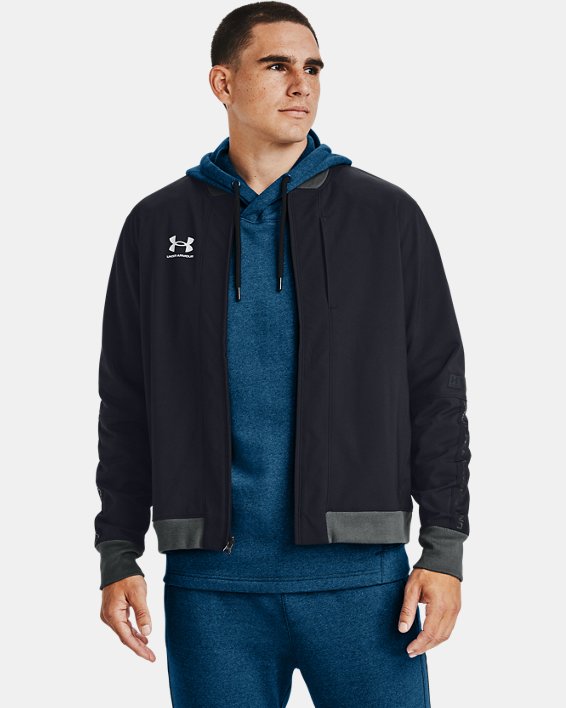 μπουφαν Under Armour UA Accelerate Bomber ανδρικα μαυρα / γκρι | ASW8H16DGnJ