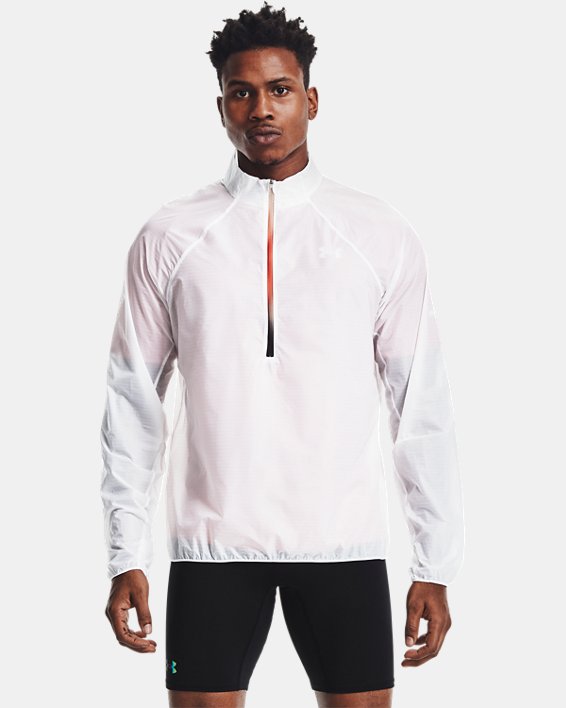 μπουφαν Under Armour UA Impasse Flight ½ Zip ανδρικα ασπρα / γκρι | DDlZIS9tEfD
