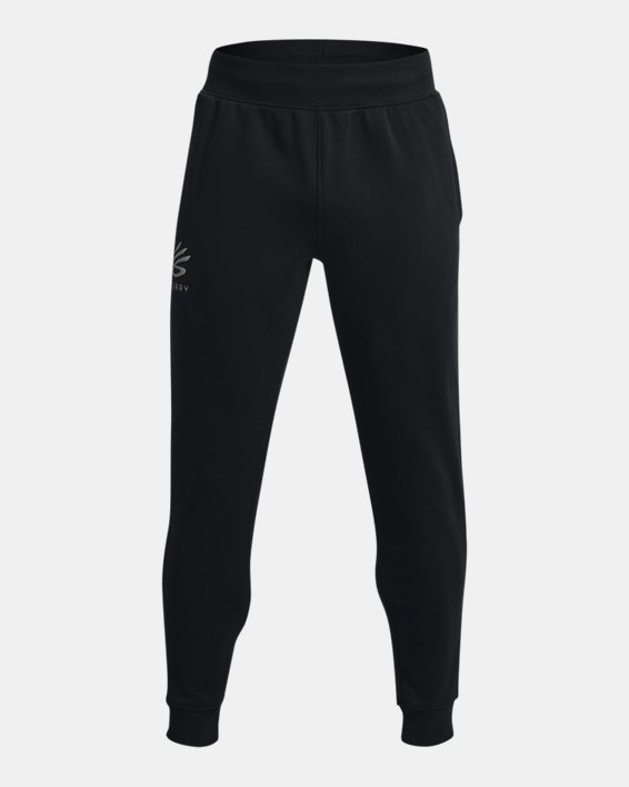 παντελονι Under Armour Curry Fleece ανδρικα μαυρα / ασπρα | GtAtsriRLsn