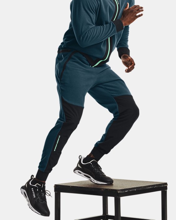 παντελονι Under Armour UA RUSH™ Fleece ανδρικα μπλε / ανοιχτο τυρκουάζ | 4EOEmpBOspv