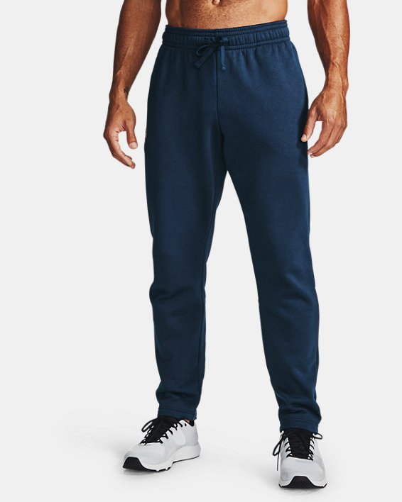 παντελονι Under Armour UA Rival Fleece ανδρικα μαυρα ασπρα | Xqptut1qYCH