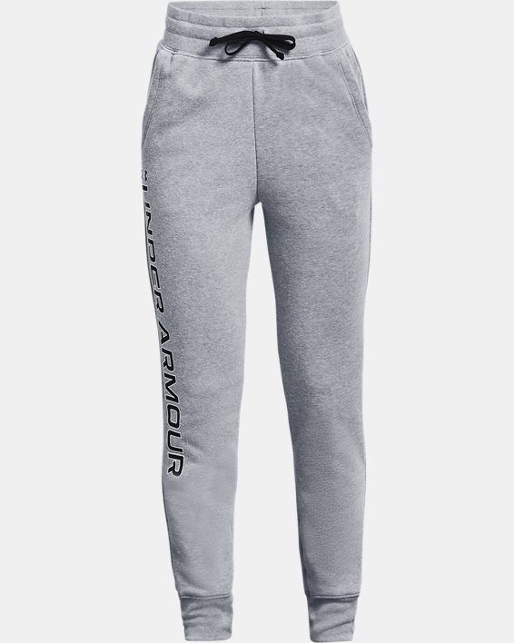 παντελονι Under Armour UA Rival Fleece για κοριτσια γκρι μαυρα | 9e9ZpdXcljs