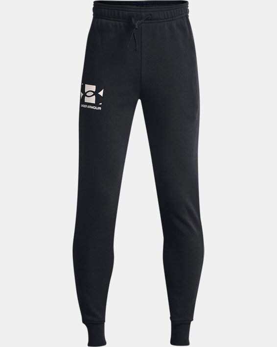 παντελονι Under Armour UA Rival Terry για αγορια μαυρα / μαυρα ασπρα | UOCFqXGweYx