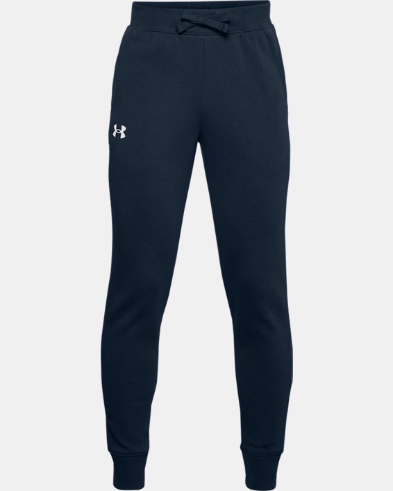 παντελονι Under Armour UA Rival βαμβακερα για αγορια μαυρα ασπρα | o1iLhNu3iZ5