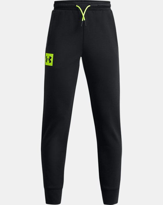 παντελονι Under Armour UA Summit Knit για αγορια μαυρα / κίτρινα | rpEgYOnPaYD