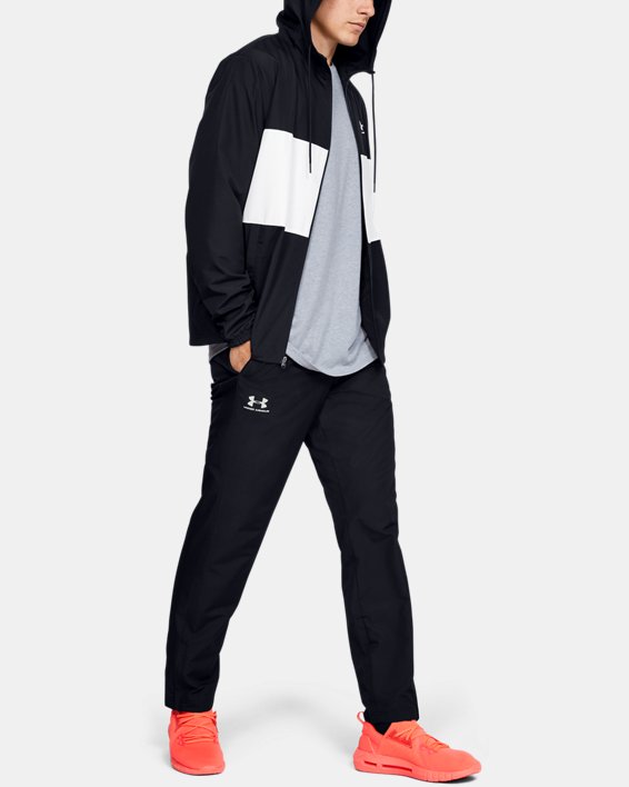 παντελονι Under Armour UA Vital Woven ανδρικα μαυρα / μαυρα ασπρα | t912IUWkTDd