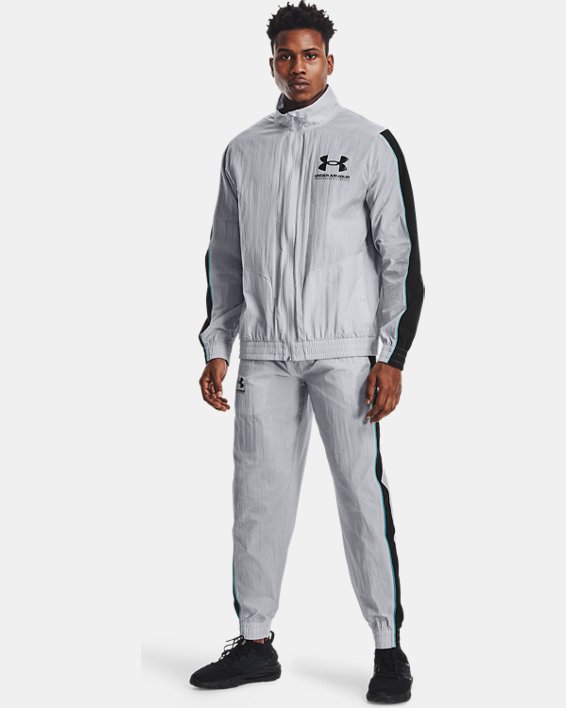 παντελονι Under Armour UA Woven tracking ανδρικα γκρι / μαυρα | jWvLbEbZL3V