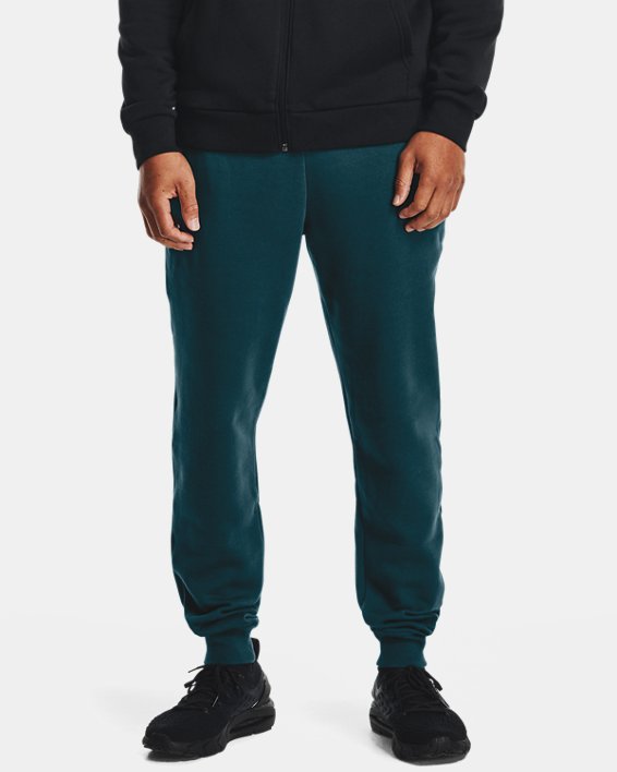 παντελονι jogger Under Armour UA Rival Fleece ανδρικα σκούρο μπλε / μαυρα ασπρα | LyWh3jtXBeC