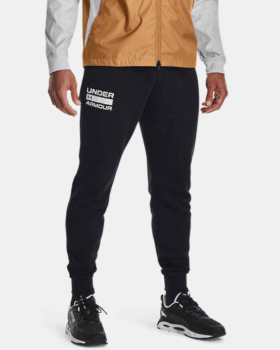 παντελονι jogger Under Armour UA Rival Fleece Signature ανδρικα μαυρα | qDwOAqJeEpY