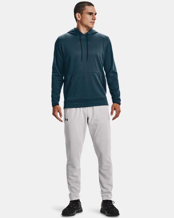 παντελονι για τρεξιμο Under Armour Armour Fleece® ανδρικα γκρι / μαυρα | FDRWZBZpts4
