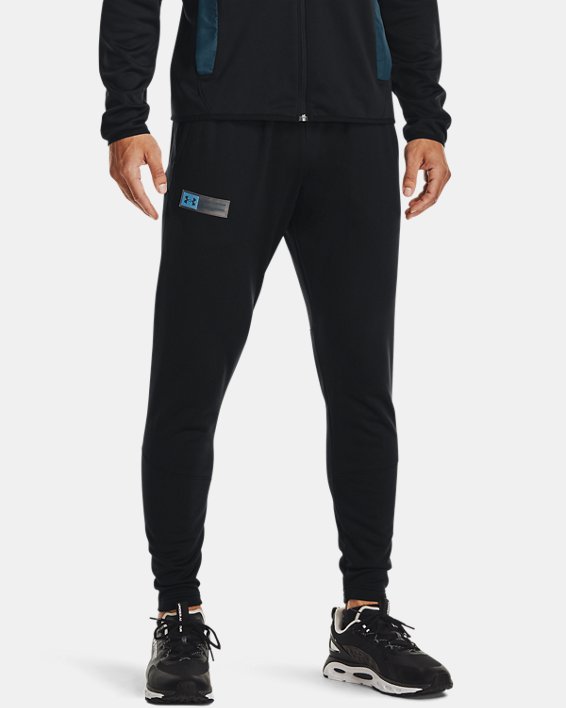 παντελονι για τρεξιμο Under Armour Armour Fleece® Storm ανδρικα μαυρα / μπλε | QonwPMk2Yrh