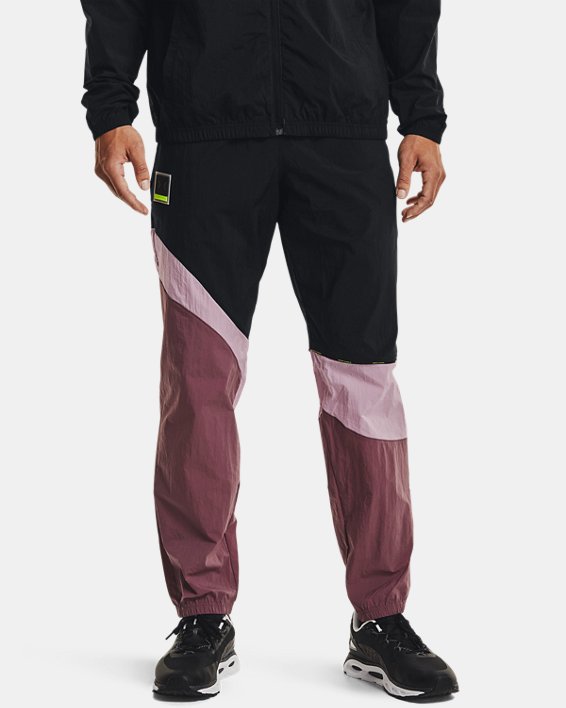 παντελονι για τρεξιμο Under Armour UA 21230 Wind ανδρικα μαυρα / κίτρινα | Lq8DNN9Ojme