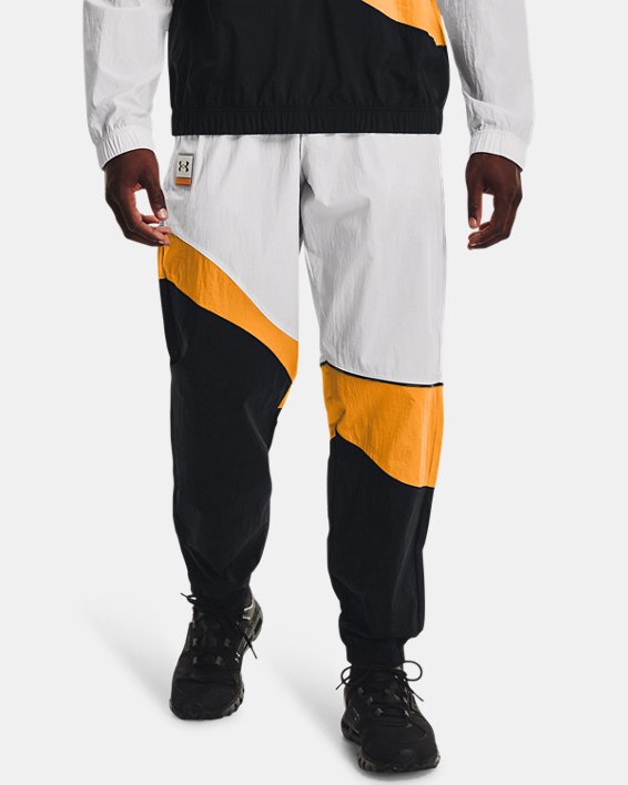 παντελονι για τρεξιμο Under Armour UA 21230 Wind ανδρικα μαυρα / πορτοκαλι | wKm1BslbDz7