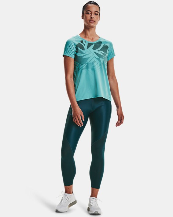 παντελονι για τρεξιμο Under Armour UA Iso-Chill Run 7/8 Tights γυναικεια σκούρο μπλε | NeOAVxa1cVg