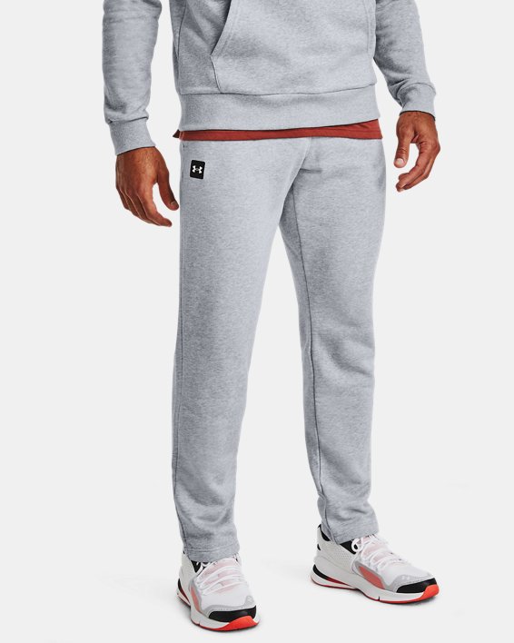 παντελονι για τρεξιμο Under Armour UA Rival Fleece ανδρικα γκρι μαυρα ασπρα | myOQGOvSS6L