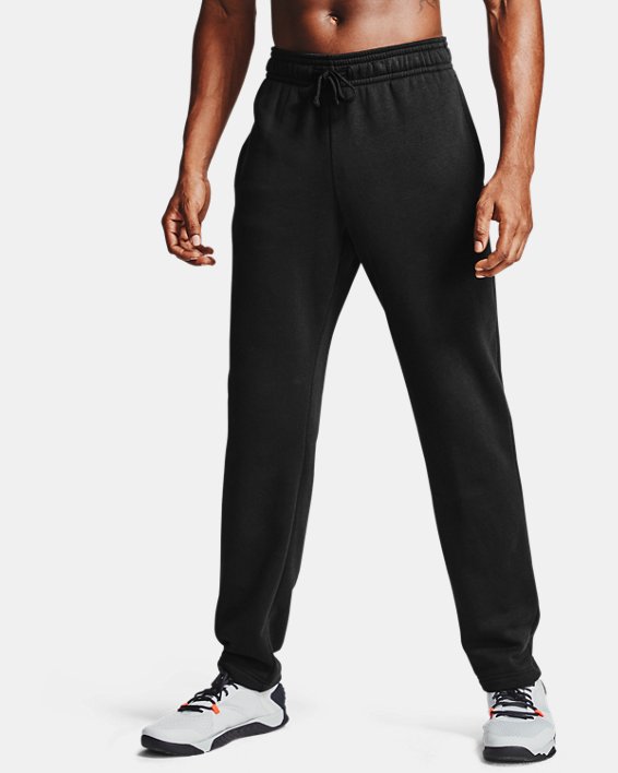 παντελονι για τρεξιμο Under Armour UA Rival Fleece ανδρικα μαυρα / μαυρα ασπρα | o1KMASCK6WF