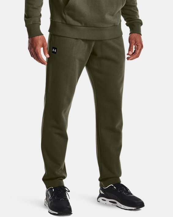 παντελονι για τρεξιμο Under Armour UA Rival Fleece ανδρικα μπλε πρασινο / μαυρα ασπρα | tOslpgEuCm8