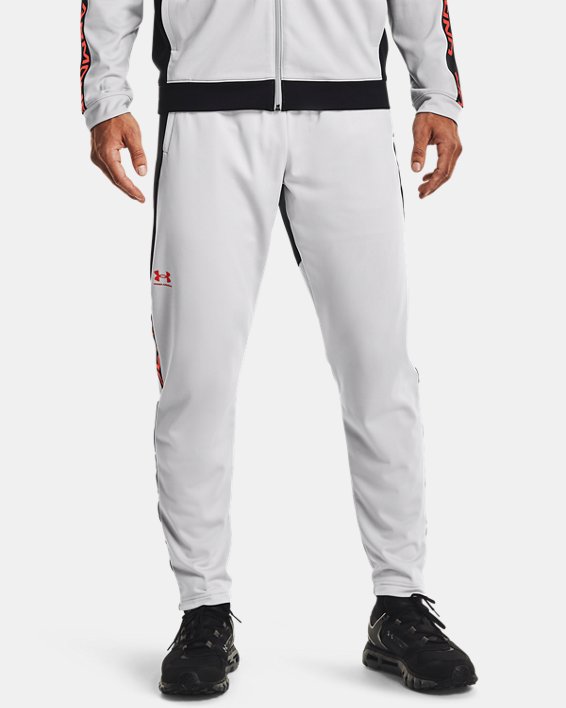 παντελονι για τρεξιμο Under Armour UA Tricot tracking ανδρικα γκρι / κοκκινα | cnSYTqbqvHf