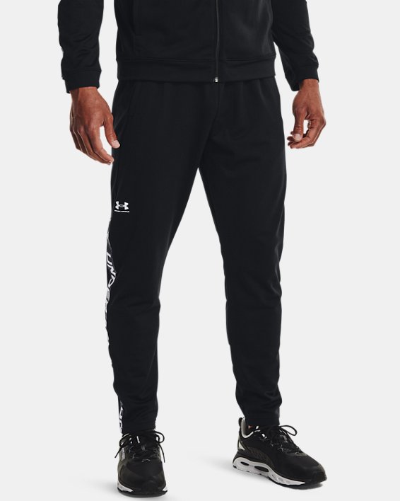 παντελονι για τρεξιμο Under Armour UA Tricot tracking ανδρικα μαυρα / ασπρα | kzaXddmgFlU