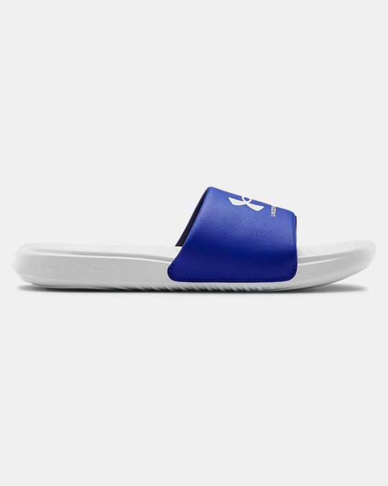 παντοφλεσ Under Armour UA Ansa Fixed ανδρικα γκρι / μπλε ρουά | 3FLSspbNISM