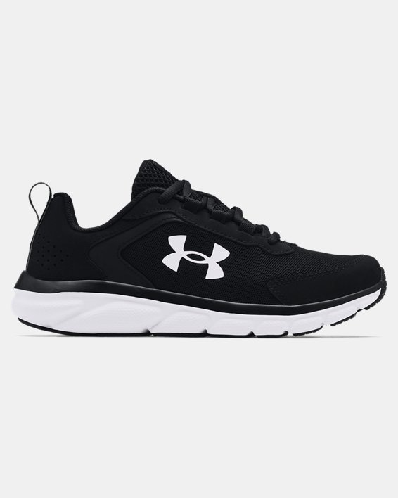 παπουτσια για τρεξιμο Under Armour Grade School UA Assert 9 για αγορια μαυρα / ασπρα | 5SGPFfhExtk