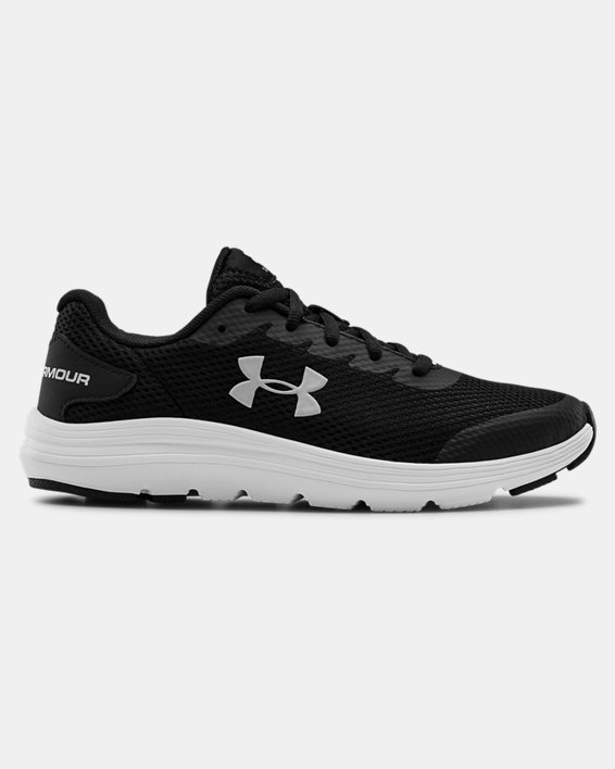 παπουτσια για τρεξιμο Under Armour Grade School UA Surge 2 για κοριτσια μαυρα / ασπρα | fCHrucSooTa