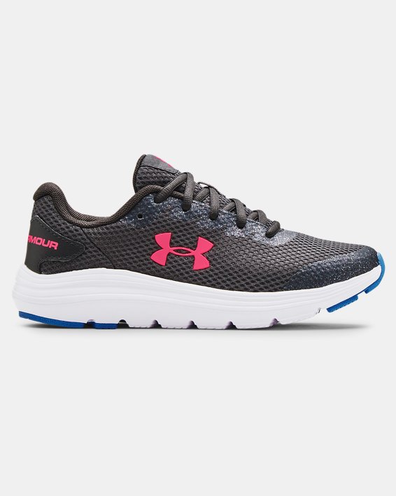 παπουτσια για τρεξιμο Under Armour Grade School UA Surge 2 για κοριτσια γκρι / ασπρα | jaDmCZo1d4f