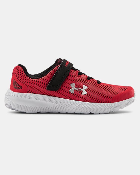 παπουτσια για τρεξιμο Under Armour Pre-School UA Pursuit 2 AC για κοριτσια κοκκινα / μαυρα | 2k6W48k
