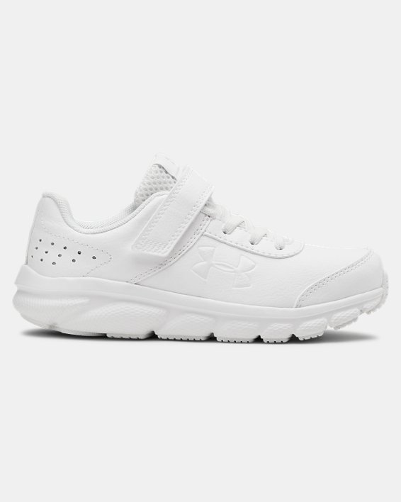 παπουτσια για τρεξιμο Under Armour Pre-School UA Assert 8 Uniform συνθετικο AC για αγορια ασπρα | C8
