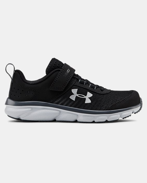 παπουτσια για τρεξιμο Under Armour Pre-School UA Assert 8 AC για κοριτσια μαυρα / γκρι | EqyWhGarmYI