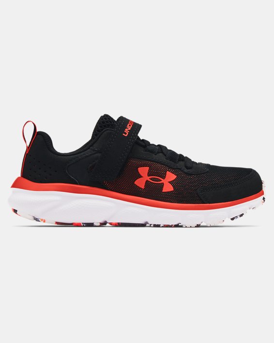 παπουτσια για τρεξιμο Under Armour Pre-School UA Assert 9 AC για αγορια μαυρα / ασπρα | UPLE4QAw6l9
