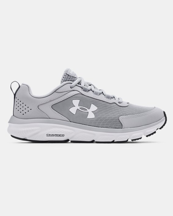 παπουτσια για τρεξιμο Under Armour UA Charged Assert 9 ανδρικα γκρι / ασπρα | PI2OZ7UFb8K
