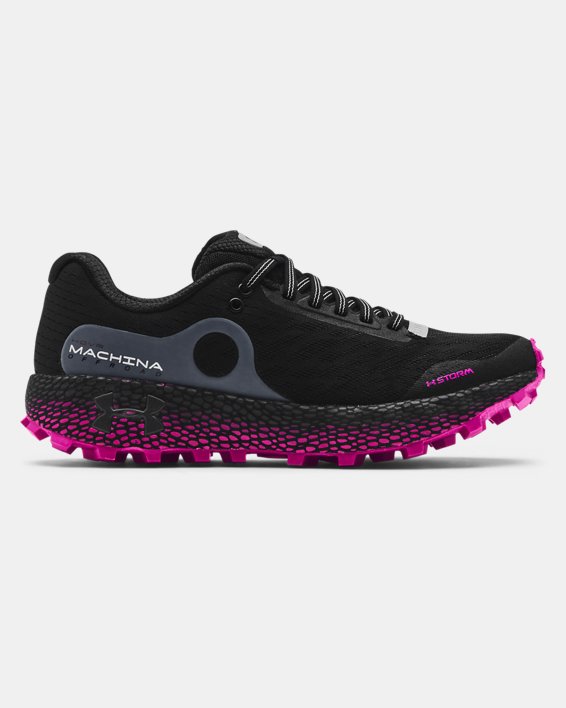 παπουτσια για τρεξιμο Under Armour UA HOVR™ Machina Off δρομου γυναικεια μαυρα / ροζ | tCysKu33K39