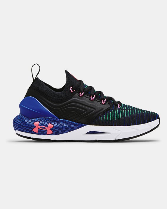 παπουτσια για τρεξιμο Under Armour UA HOVR™ Phantom 2 IntelliKnit γυναικεια μαυρα / μπλε ρουά | yrL3