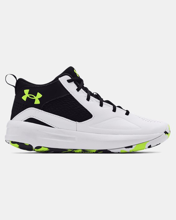 παπουτσια μπασκετ Under Armour Adult UA Lockdown 5 ανδρικα ασπρα / μαυρα | mNkEItgM9Mu