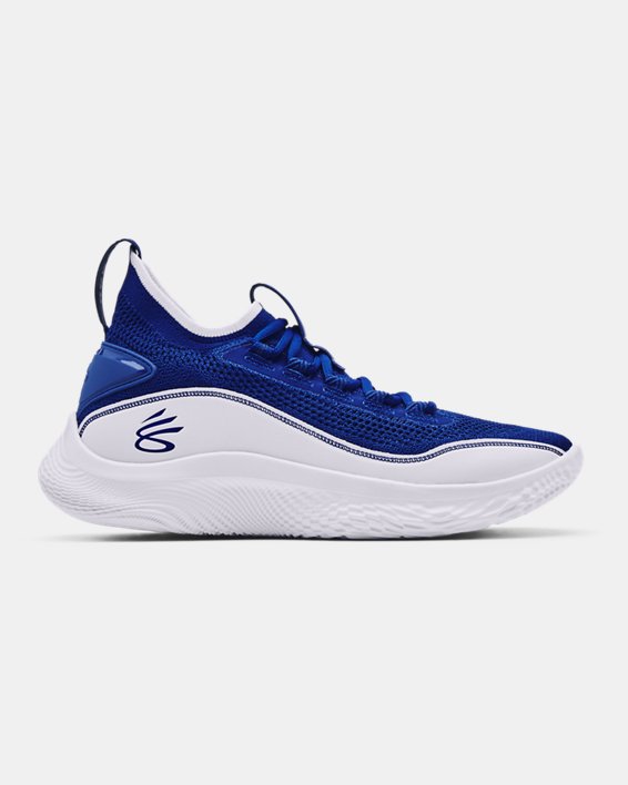παπουτσια μπασκετ Under Armour Curry Flow 8 ανδρικα μπλε ρουά / ασπρα | dscbkkUBo2x