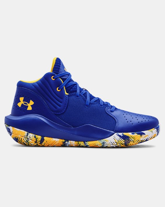 παπουτσια μπασκετ Under Armour Unisex UA Jet '21 ανδρικα μπλε ρουά / ασπρα | eieduw9kgnV