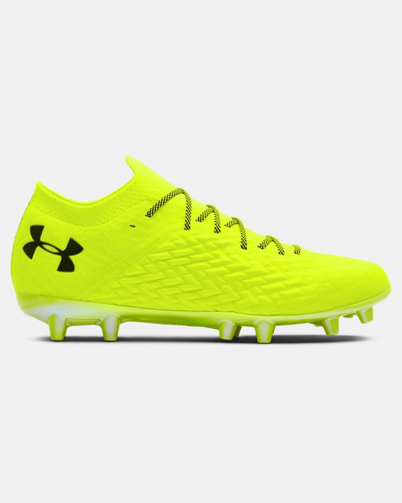 παπουτσια ποδοσφαιρου Under Armour UA Clone Magnetico Pro FG ανδρικα κίτρινα / πορτοκαλι | WhhtYeKRI