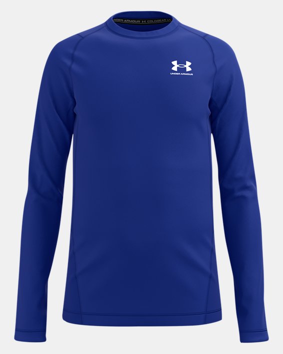 ρουχα για τρεξιμο Under Armour ColdGear® για αγορια μπλε ρουά / ασπρα | 17HVZEvPK4z