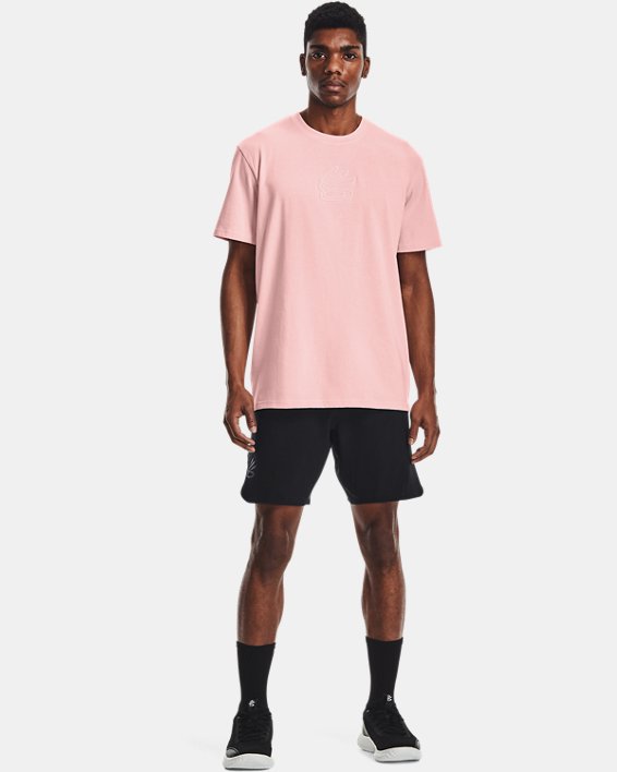 ρουχα για τρεξιμο Under Armour Curry Embroidered UNDRTD T-Shirt ανδρικα ροζ | M3xLZWvVaJP