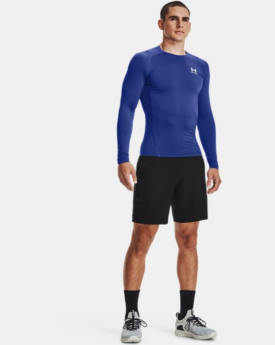 ρουχα για τρεξιμο Under Armour HeatGear® Armour ανδρικα μπλε ρουά / ασπρα | 6DFGhOZptRN