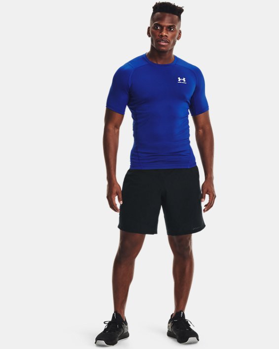 ρουχα για τρεξιμο Under Armour HeatGear® Armour ανδρικα μπλε ρουά / ασπρα | 9fU3nkHGkE5