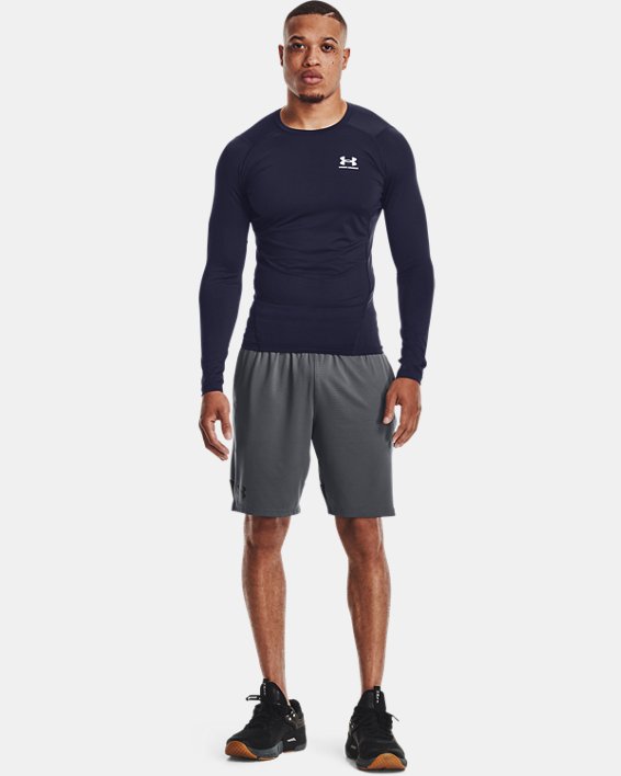 ρουχα για τρεξιμο Under Armour HeatGear® Armour ανδρικα σκουρο μπλε / ασπρα | JIfgrmx3q7R