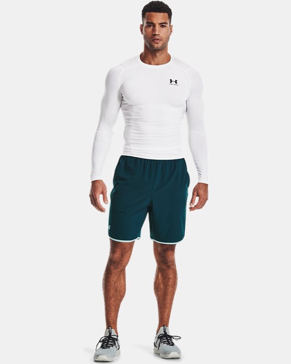 ρουχα για τρεξιμο Under Armour HeatGear® Armour ανδρικα ασπρα / μαυρα | codfMkGdkNu