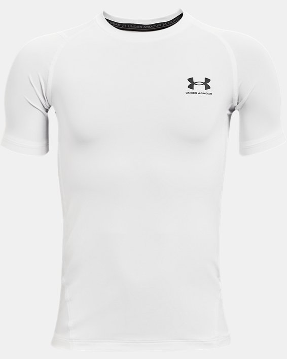 ρουχα για τρεξιμο Under Armour HeatGear® Armour για αγορια ασπρα / μαυρα | iWKHGkCzRCg